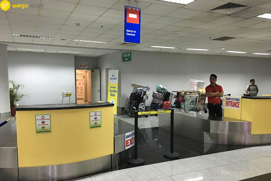 菲律賓遊學馬尼拉機場接機-提行李出海關