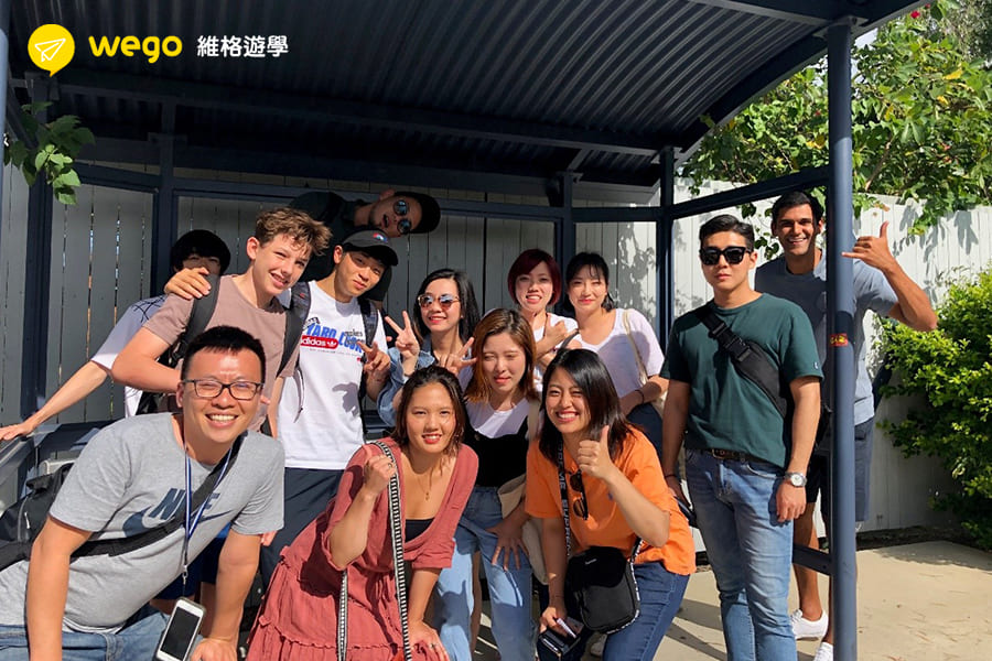凱恩斯SPC語言學校-澳洲SPC-與同學合照
