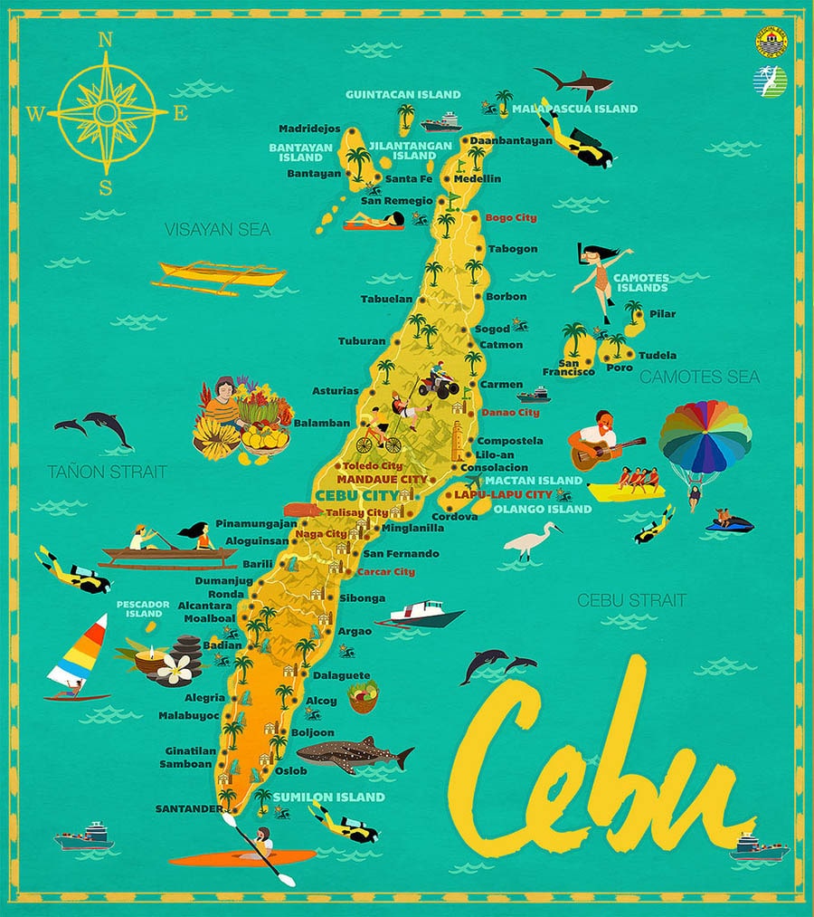 宿霧旅遊地圖cebu tourist map 宿霧旅遊地圖cebu tourist map