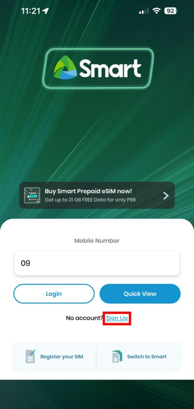 SMART電信APP註冊