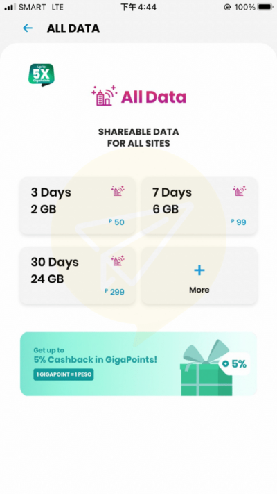 Smart app教學,買ALL DATA用量