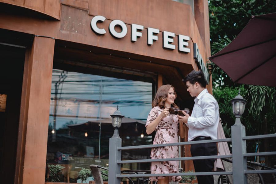 coffee factory門口