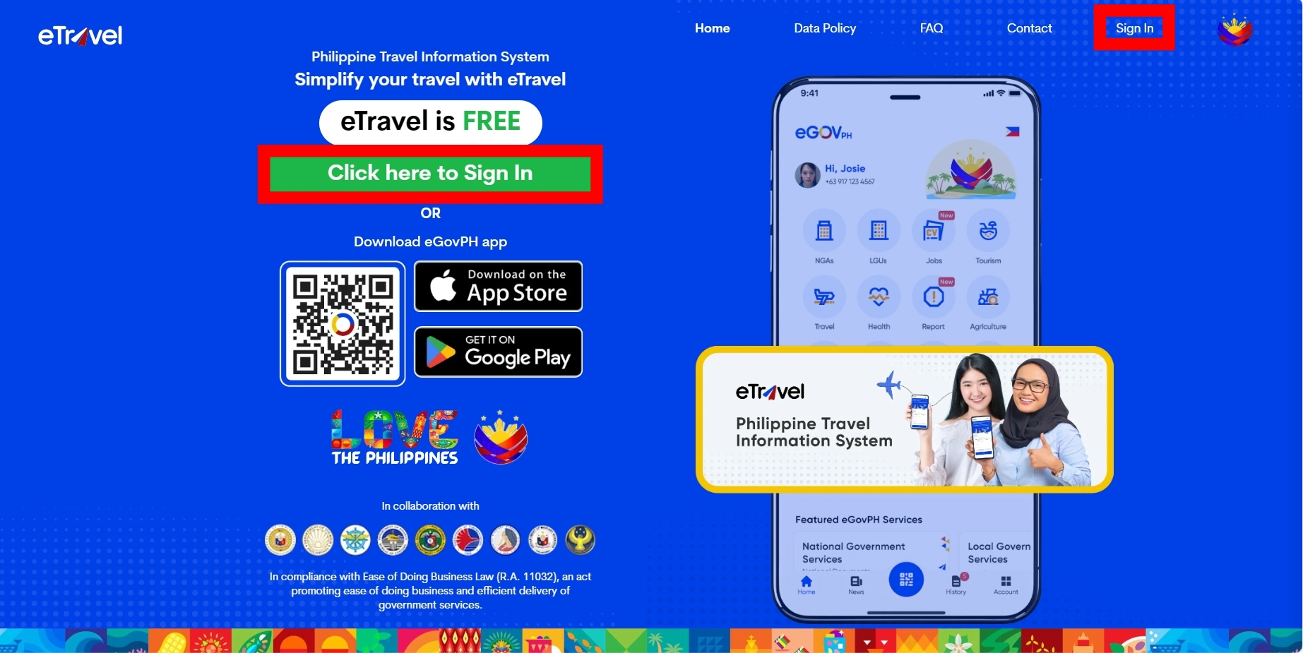 菲律賓ETRAVEL 進入BOQ註冊填寫OHP: https://www.onehealthpass.com.ph/