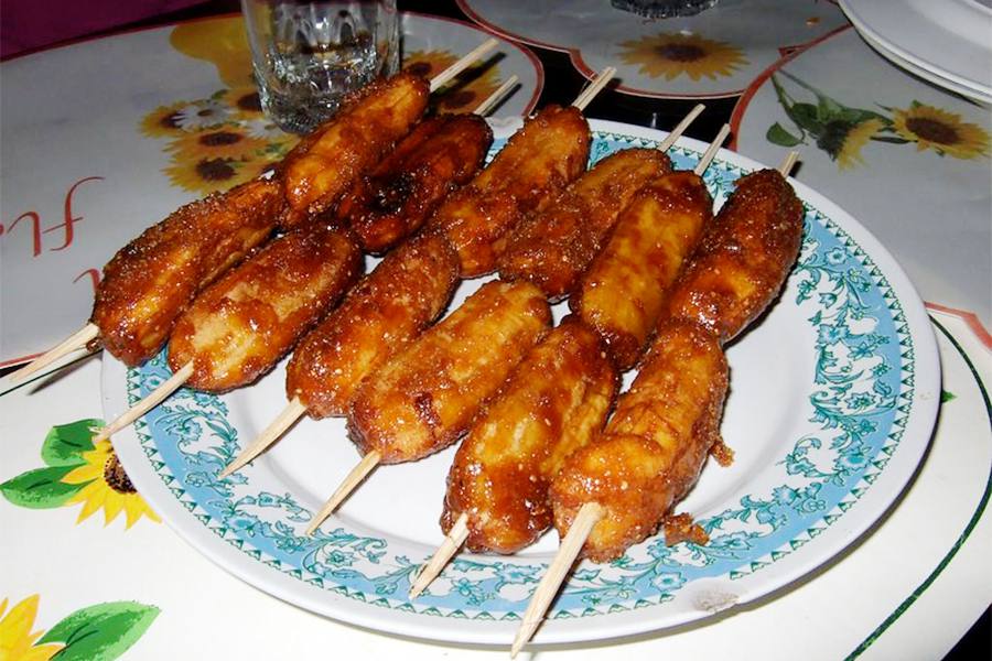 菲律賓傳統小吃-banana cue 菲律賓傳統小吃-banana cue